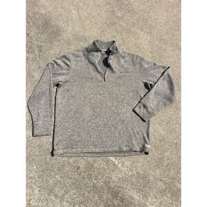 Eddie Bauer Sweater Men Size XL Collared Quarter Zip Long Sleeve Pullover Preppy